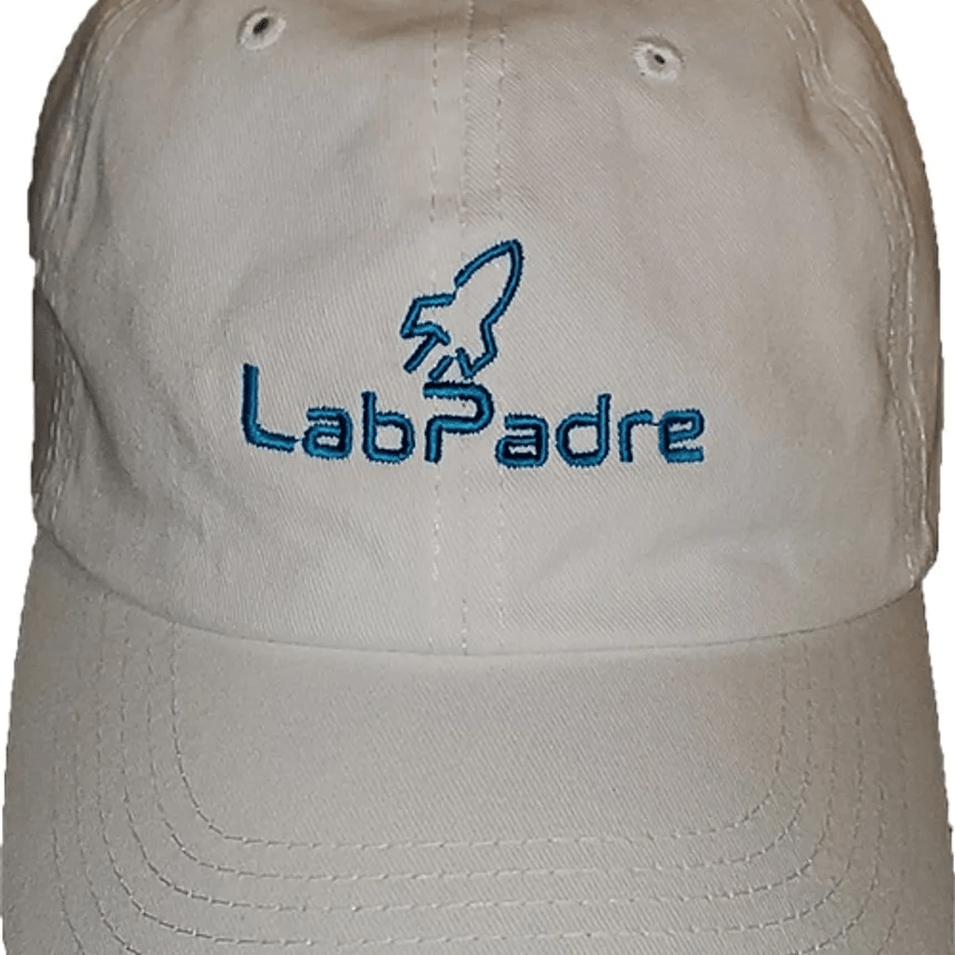 White LabPadre Cap