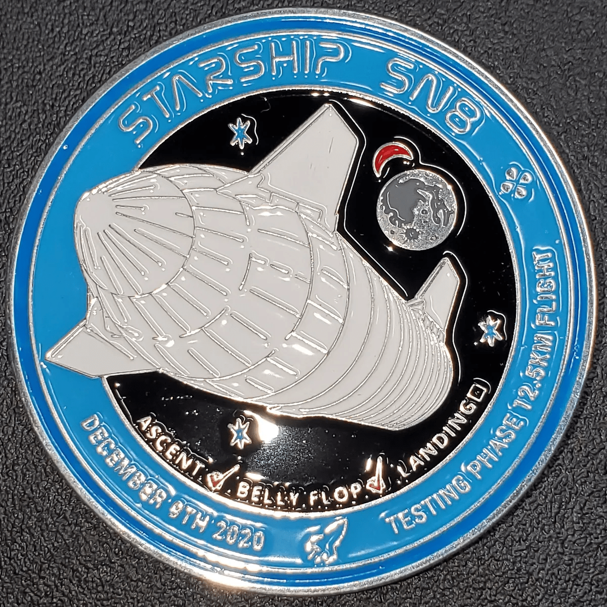 SN8 Maiden Flight Coin
