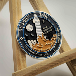 SN10 Maiden Flight Coin