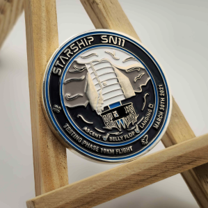 SN11 Maiden Flight Coin