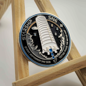 SN6 Maiden Flight Coin